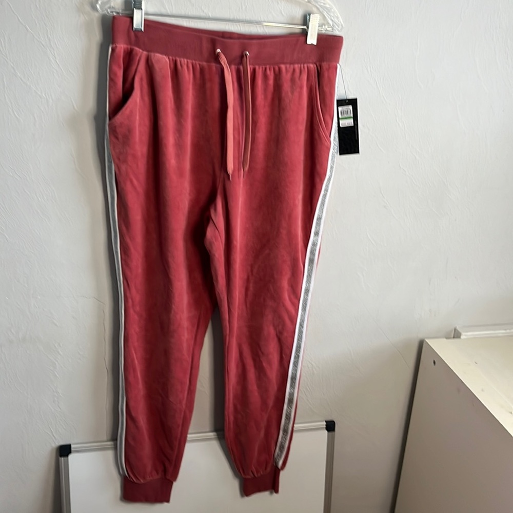 Jessica Simpson The Warm Up Sweatpants Rose Coppr Cotton Blend